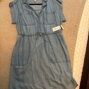 Time and Tru Blue High Low Dress